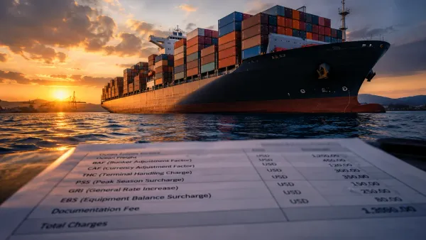 شرح رسوم الشحن الإضافية: رسوم الذروة ورسوم مخاطر الحرب ورسوم تغيير المسار على البضائع من الصين إلى الشرق الأوسط